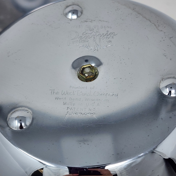 Vintage West Bend Penguin Hot & Cold Server Ice Bucket - Picture 7 of 12